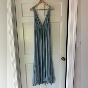 Josa Tulum Soft Denim Maxi Dress